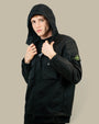 Veste à Capuche Stone Island Noir- Stretch Organic Stone Island