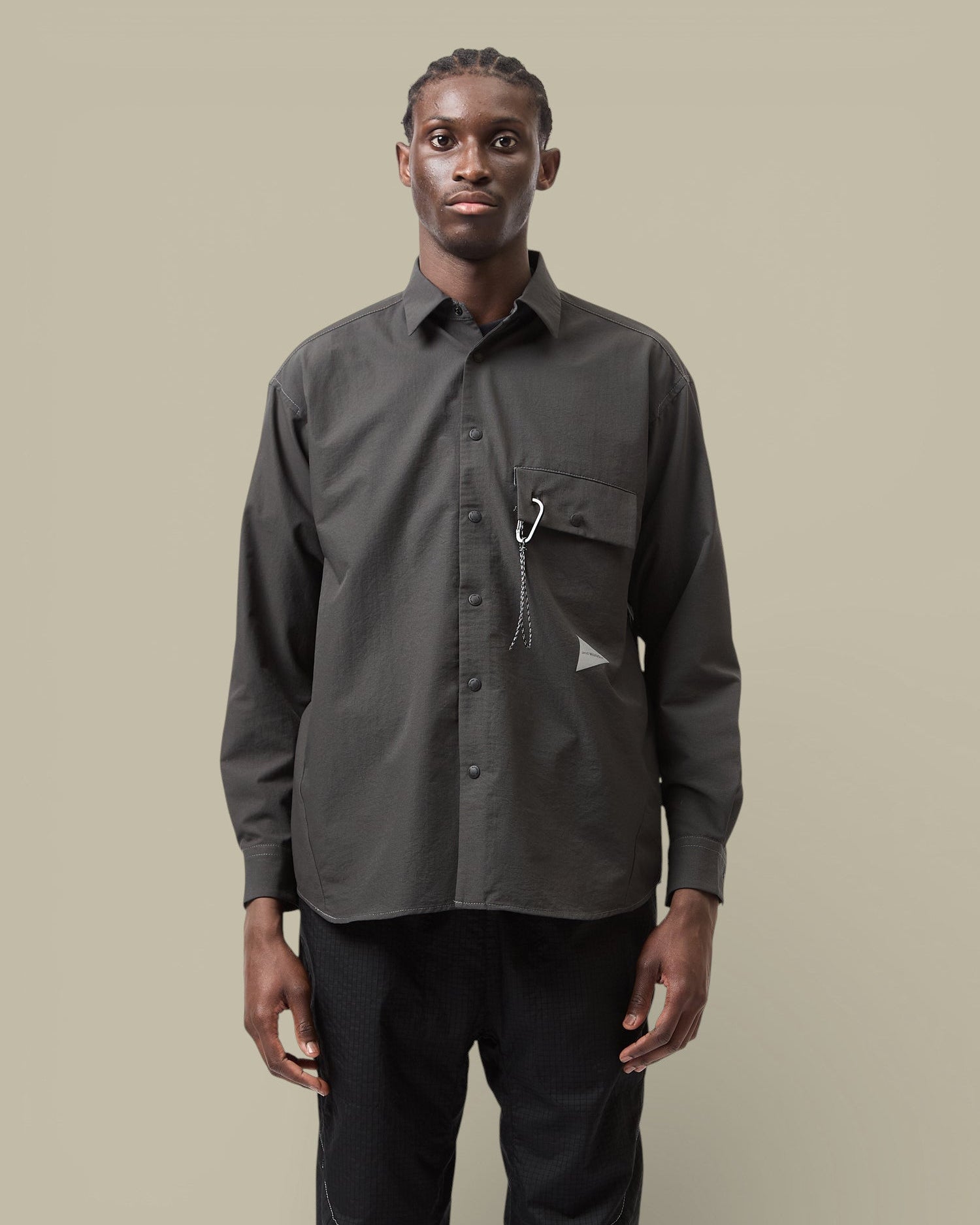 Veste And wander Gris - Surchemise Technique - veste