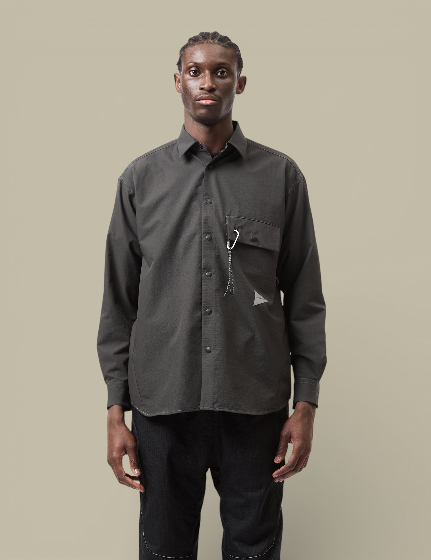 Veste And wander Gris - Surchemise Technique - veste