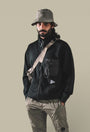 Veste And wander Noir - Col Montant - veste