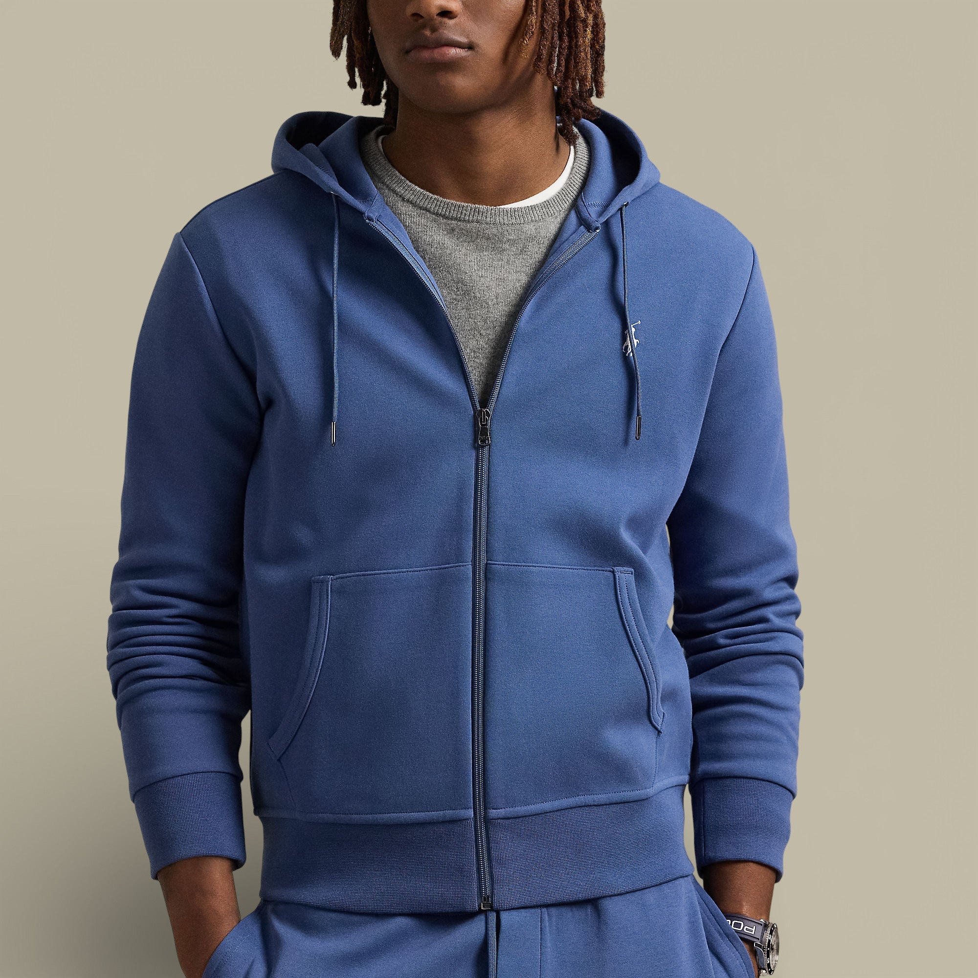 Veste Capuche Ralph Lauren - Bleu - veste