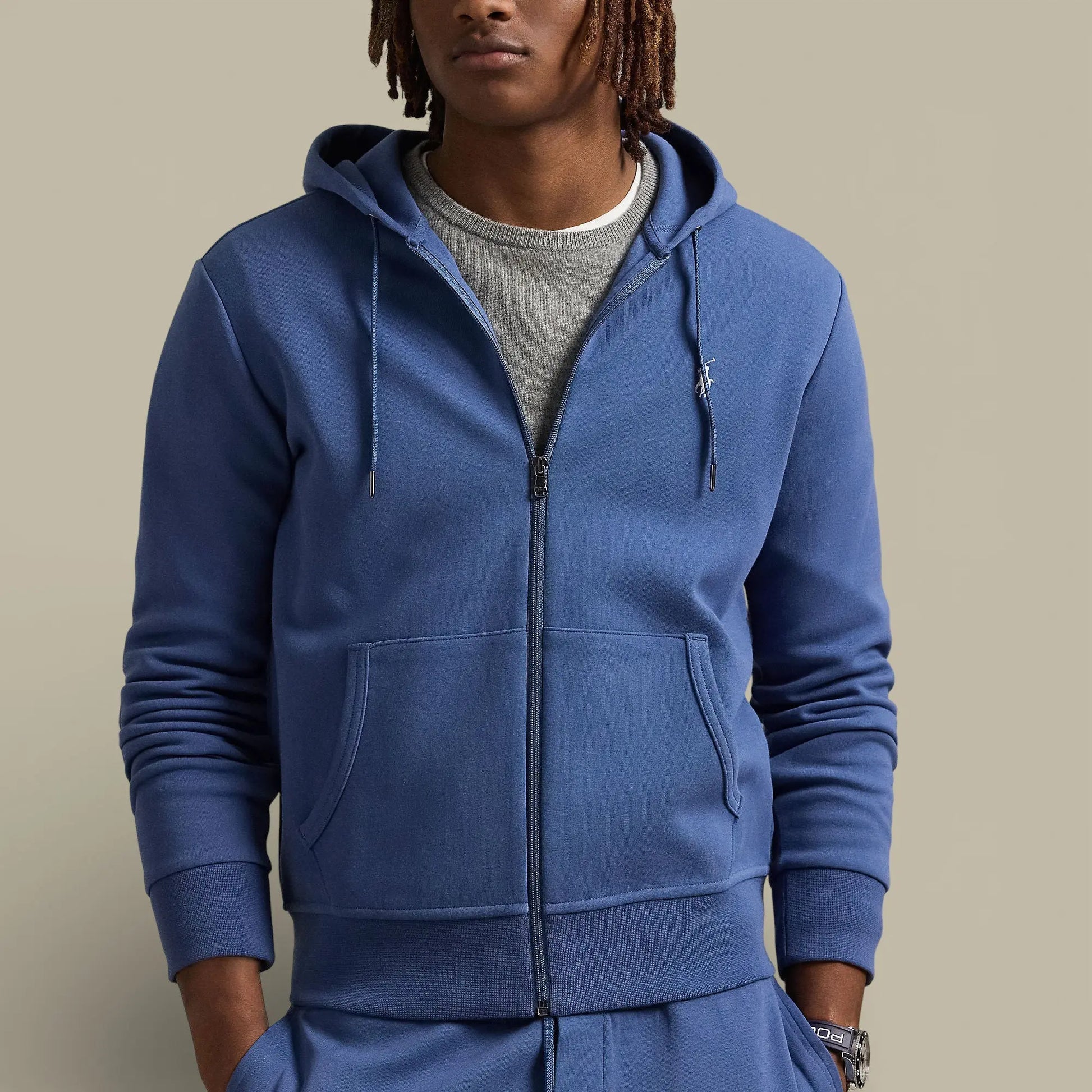 Veste Capuche Ralph Lauren - Bleu - veste