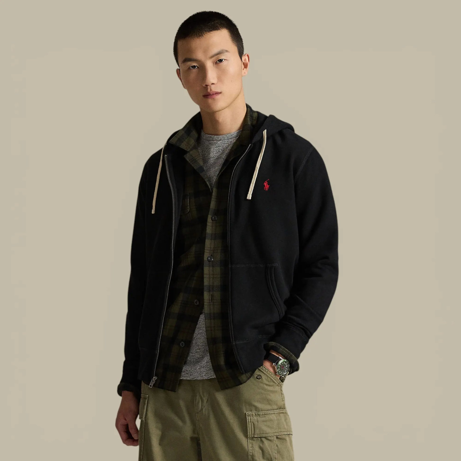 Veste à Capuche Ralph Lauren - Noir Ralph Lauren