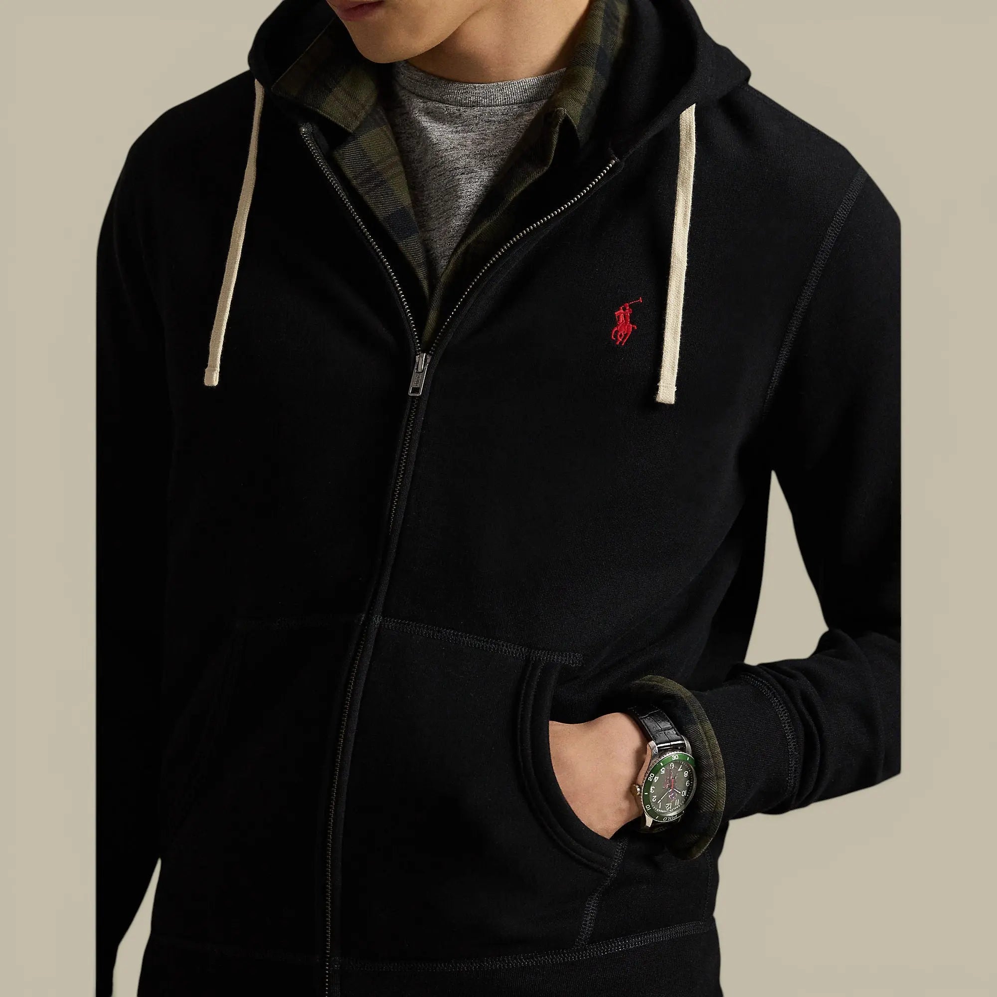 Veste à Capuche Ralph Lauren - Noir Ralph Lauren