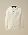 Veste C.P. Company Blanc - Goggle jacket - veste