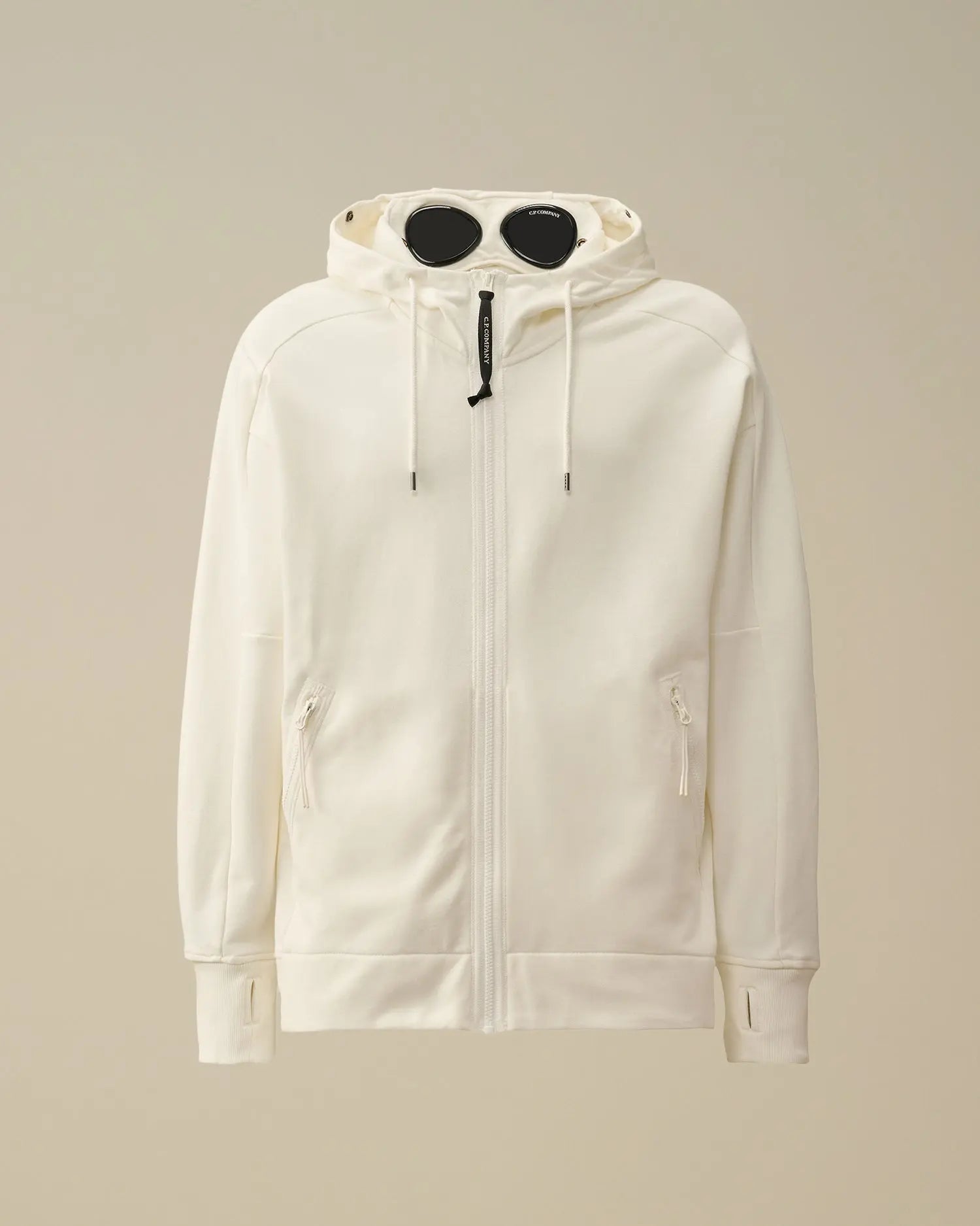 Veste C.P. Company Blanc - Goggle jacket - veste