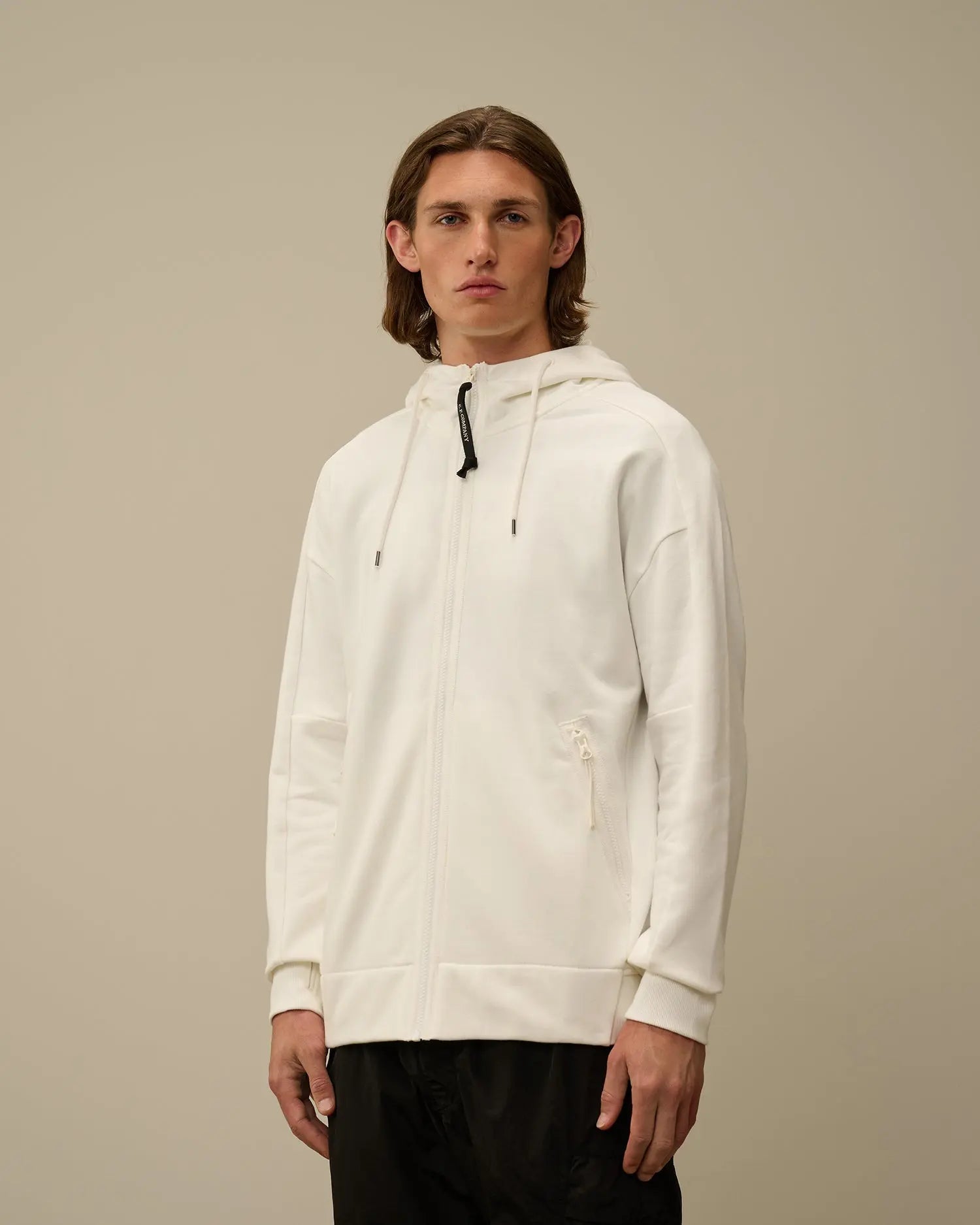 Veste C.P. Company Blanc - Goggle jacket - veste