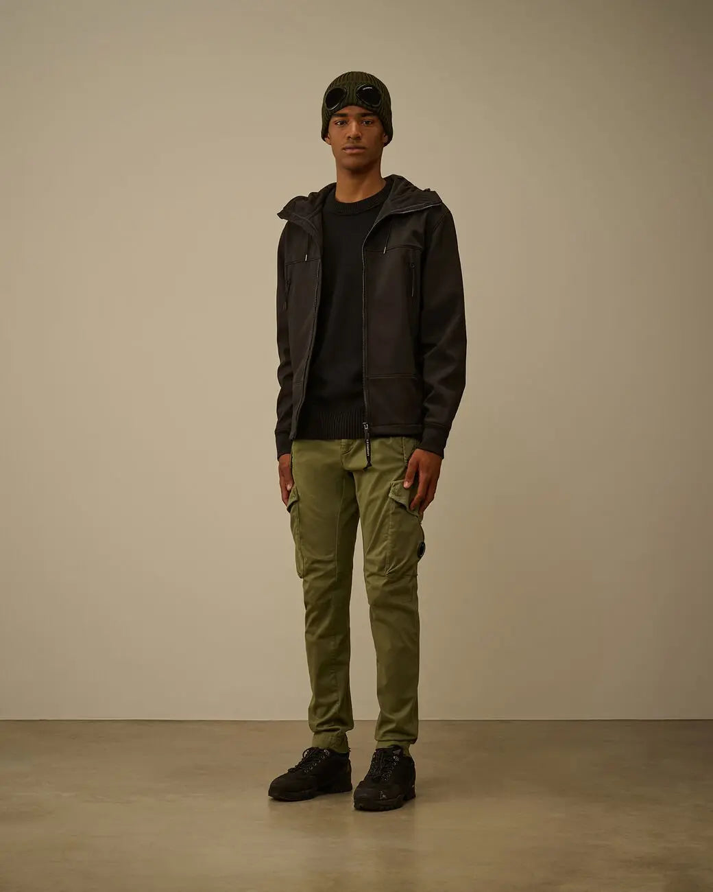 Veste C.P. Company Noir - C.P. Shell - R Goggle Jacket - veste