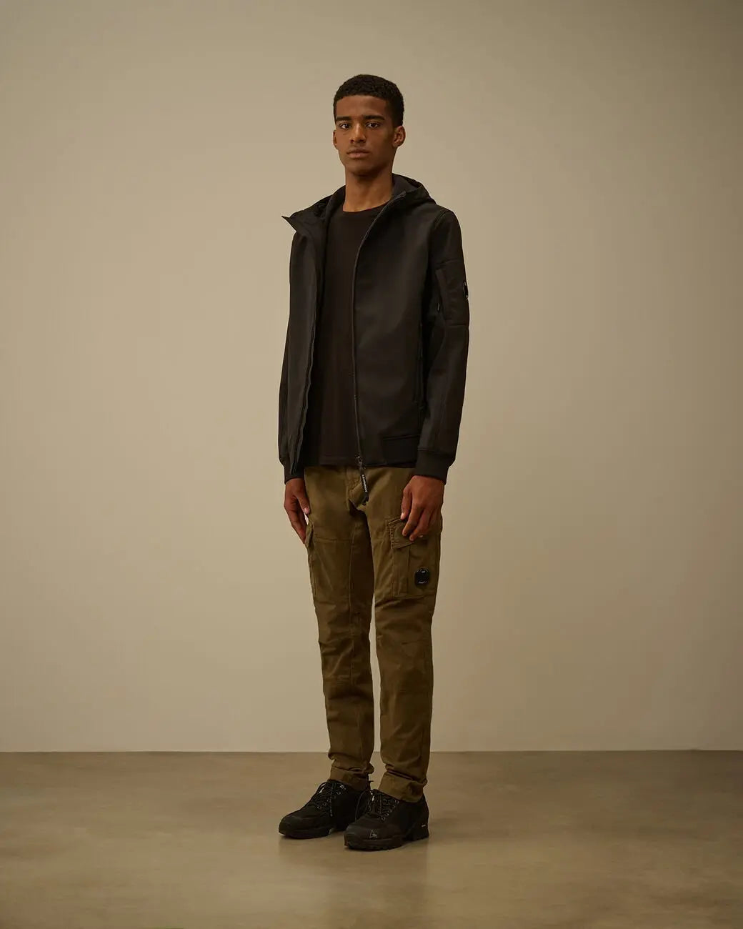 Veste C.P. Company Noir - Shell - R Hooded Jacket - veste