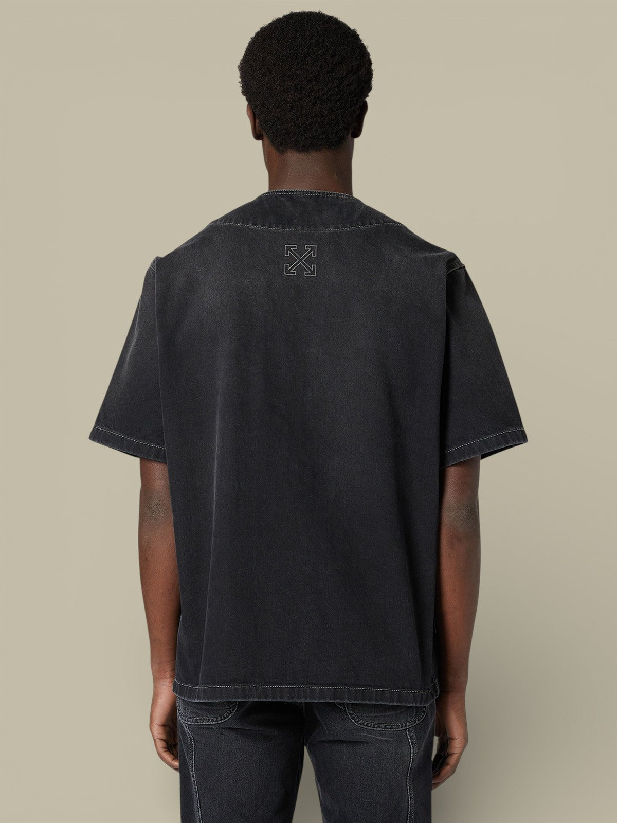 Veste en Jean Off - White - Noir - veste