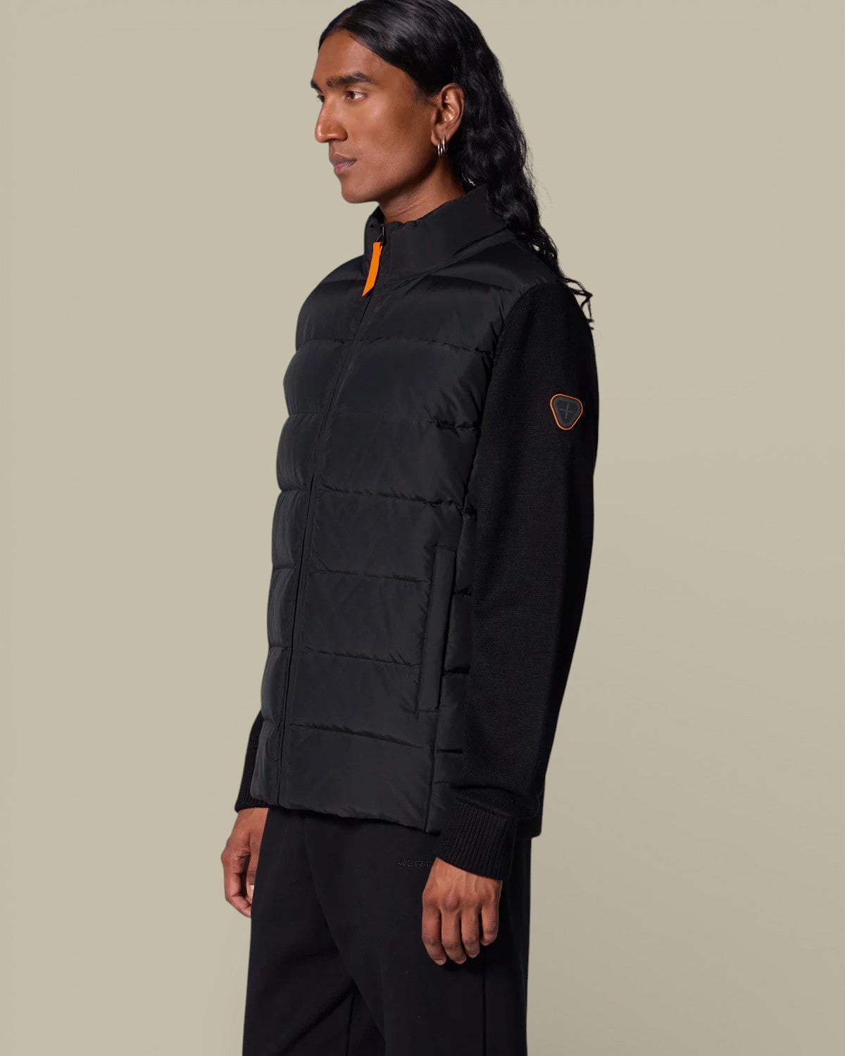 Veste Getrude Noir - Bi - Matière matelassé - veste