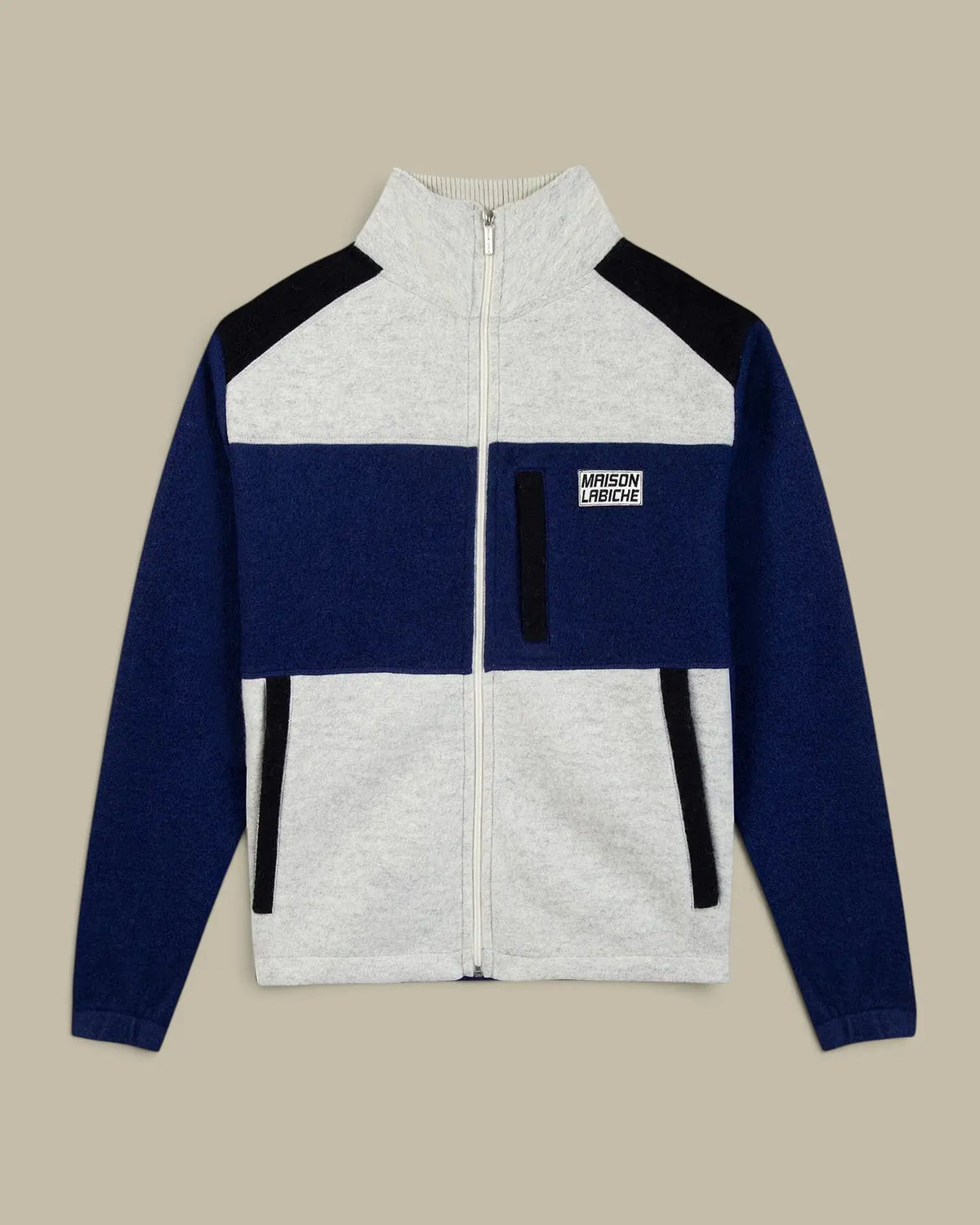 Veste Maison Labiche Bleu - Polaire Maison Labiche