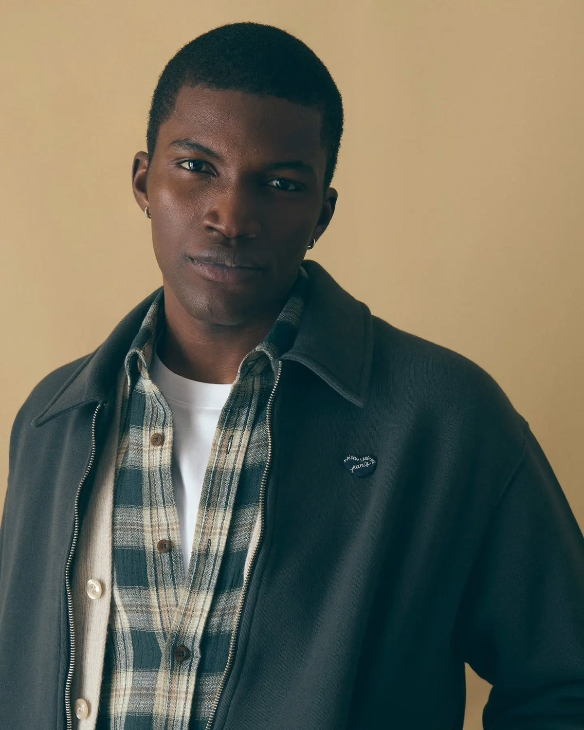 Veste Maison Labiche Gris - Col Chemise Maison Labiche