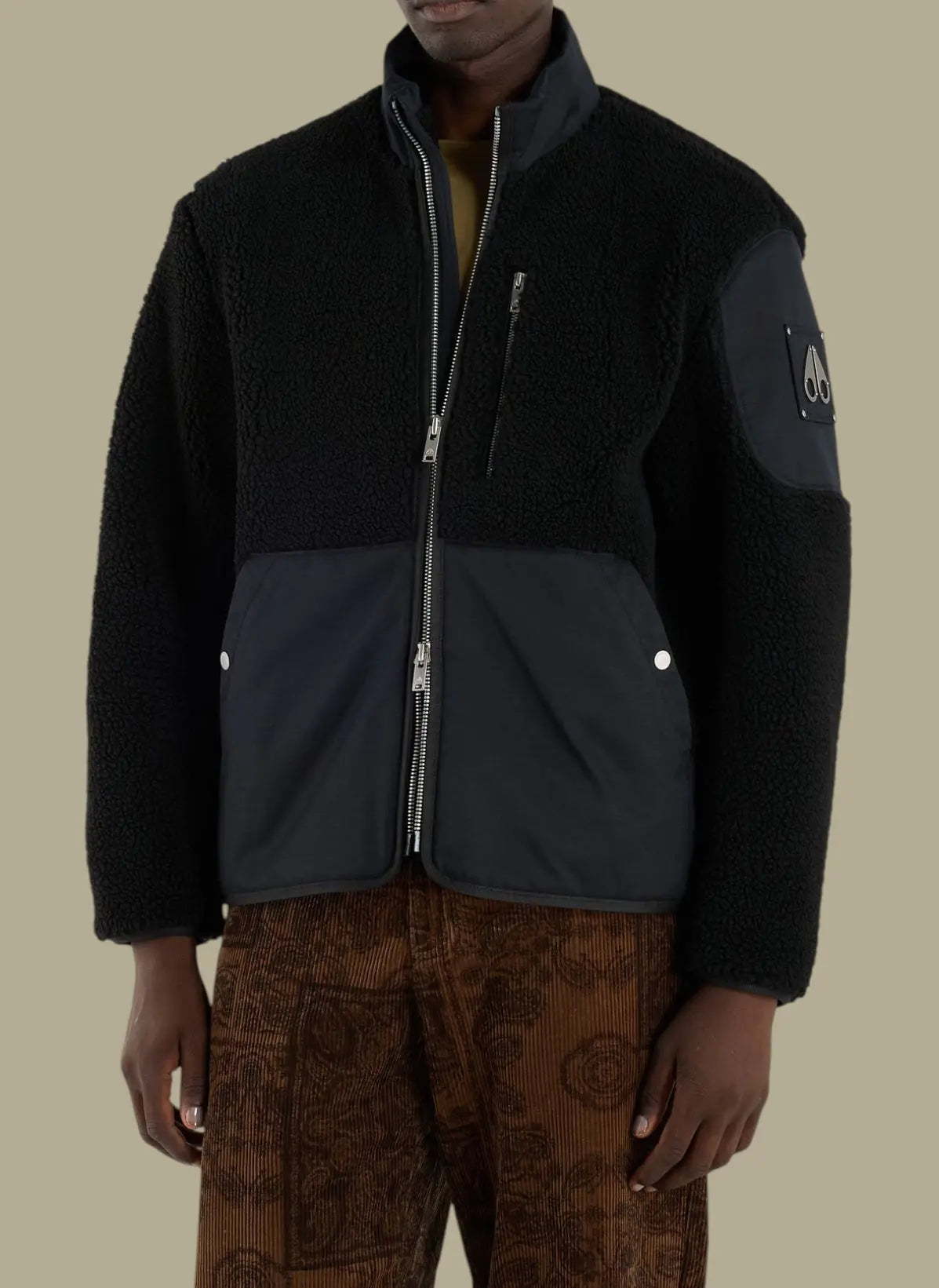 Veste Moose Knuckles Noir - Polaire Moose Knuckles