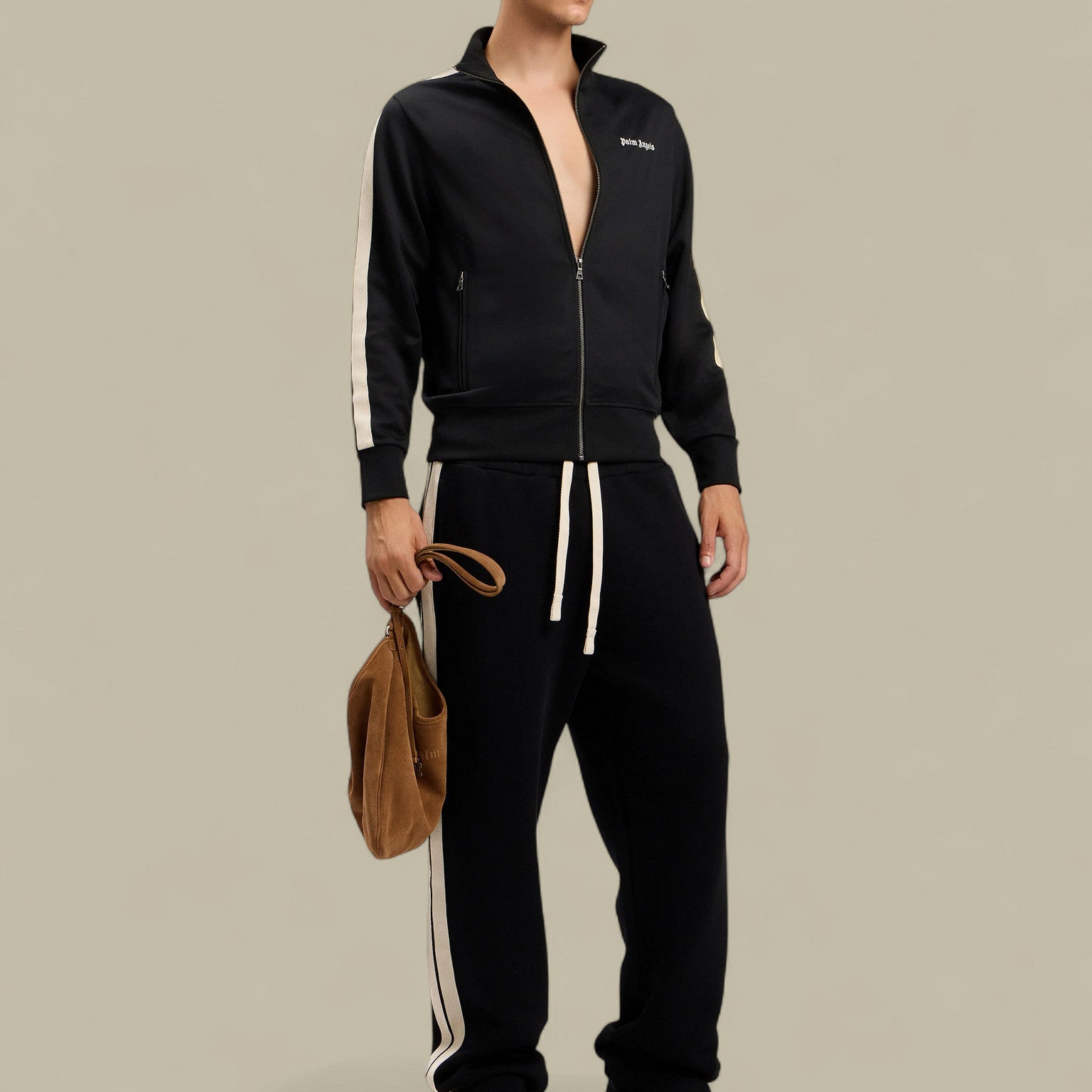 Veste Palm Angels Noir - Classic Logo Track Jacket Palm Angels