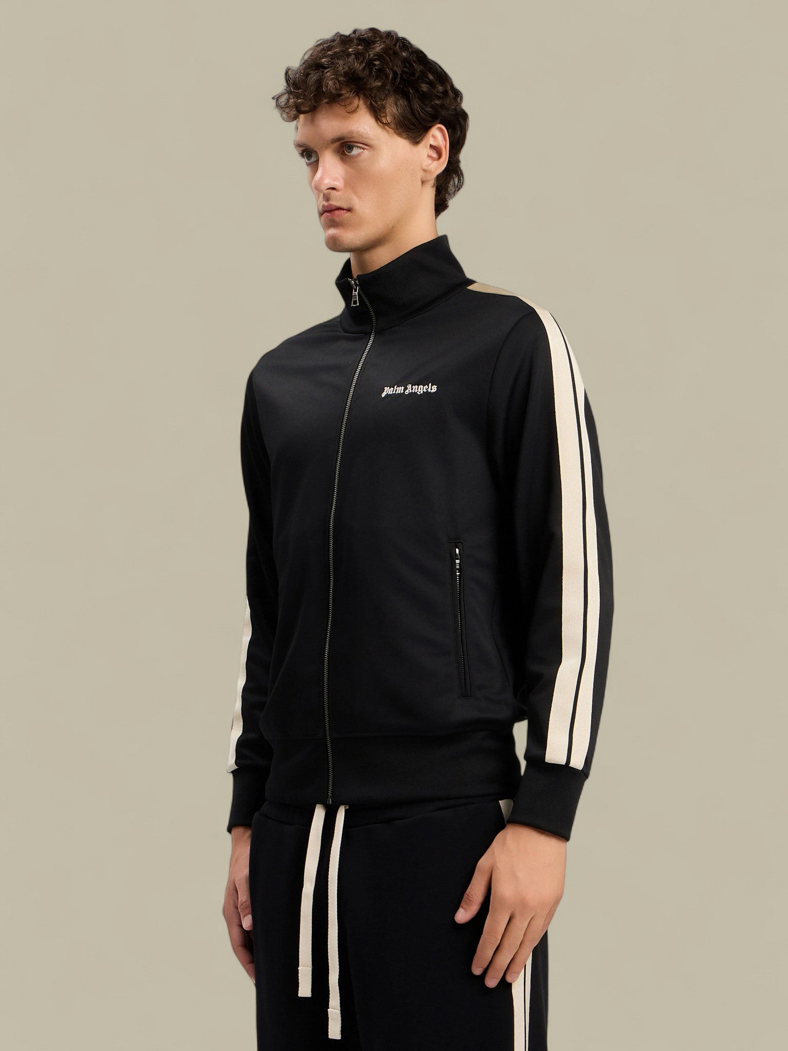 Veste Palm Angels Noir - Classic Logo Track Jacket Palm Angels