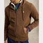 Veste Capuche Ralph Lauren Marron - SWEAT À CAPUCHE À DOUBLE MAILLE AVEC FERMETURE ÉCLAIR INTÉGRALE Ralph Lauren