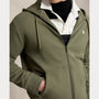 Veste Capuche Ralph Lauren Kaki - SWEAT À CAPUCHE À DOUBLE MAILLE AVEC FERMETURE ÉCLAIR INTÉGRALE Ralph Lauren