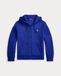 Veste Capuche Ralph Lauren Bleu - SWEAT À CAPUCHE À DOUBLE MAILLE AVEC FERMETURE ÉCLAIR INTÉGRALE Ralph Lauren