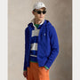 Veste Capuche Ralph Lauren Bleu - SWEAT À CAPUCHE À DOUBLE MAILLE AVEC FERMETURE ÉCLAIR INTÉGRALE Ralph Lauren