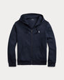 Veste Capuche Ralph Lauren Bleu Marine - SWEAT À CAPUCHE À DOUBLE MAILLE AVEC FERMETURE ÉCLAIR INTÉGRALE L'Engrenage