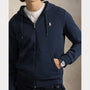 Veste Capuche Ralph Lauren Bleu Marine - SWEAT À CAPUCHE À DOUBLE MAILLE AVEC FERMETURE ÉCLAIR INTÉGRALE L'Engrenage
