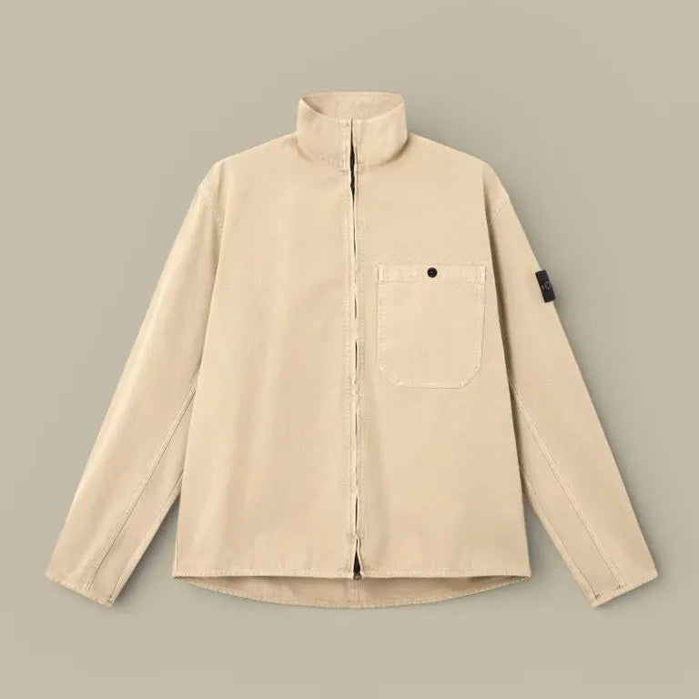 Veste Stone Island Beige Désert - Surchemise - veste
