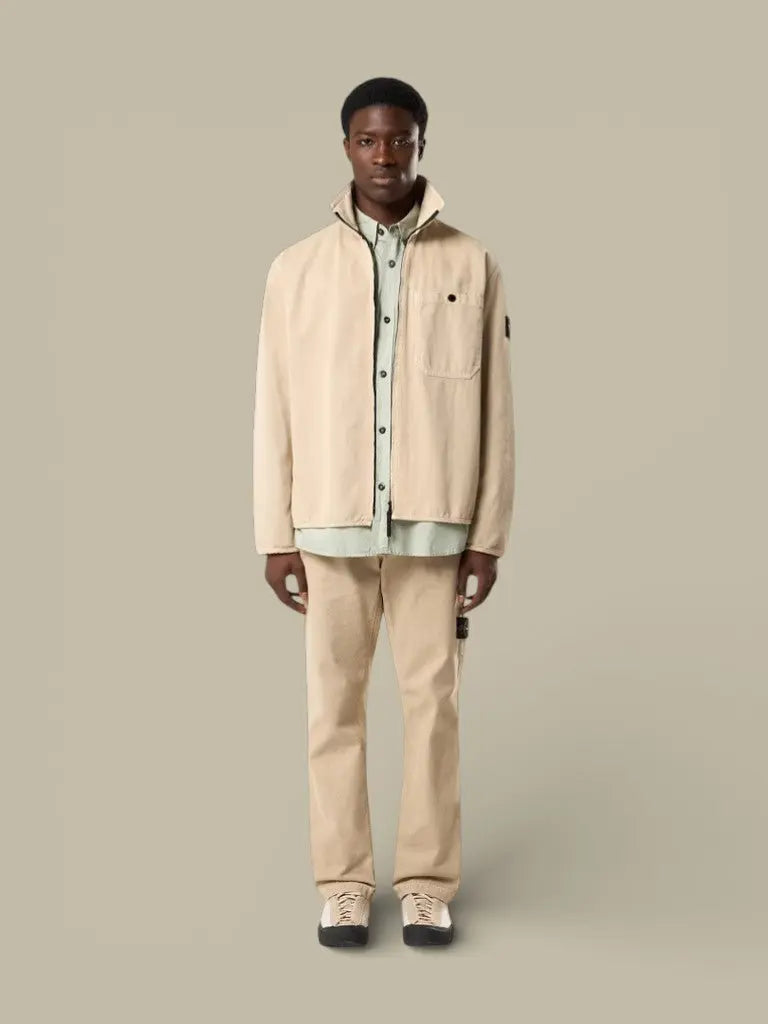 Veste Stone Island Beige Désert - Surchemise - veste