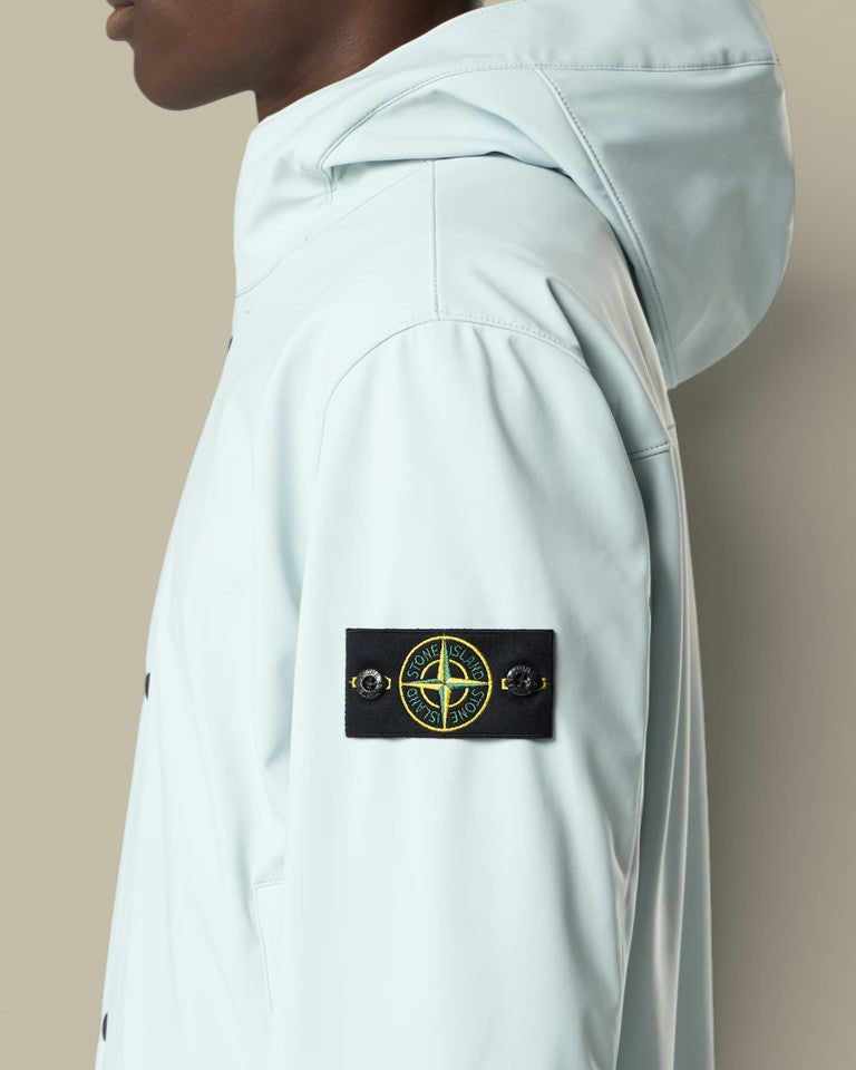 Veste Stone Island Bleu Ciel - Light Soft Shell - R - veste