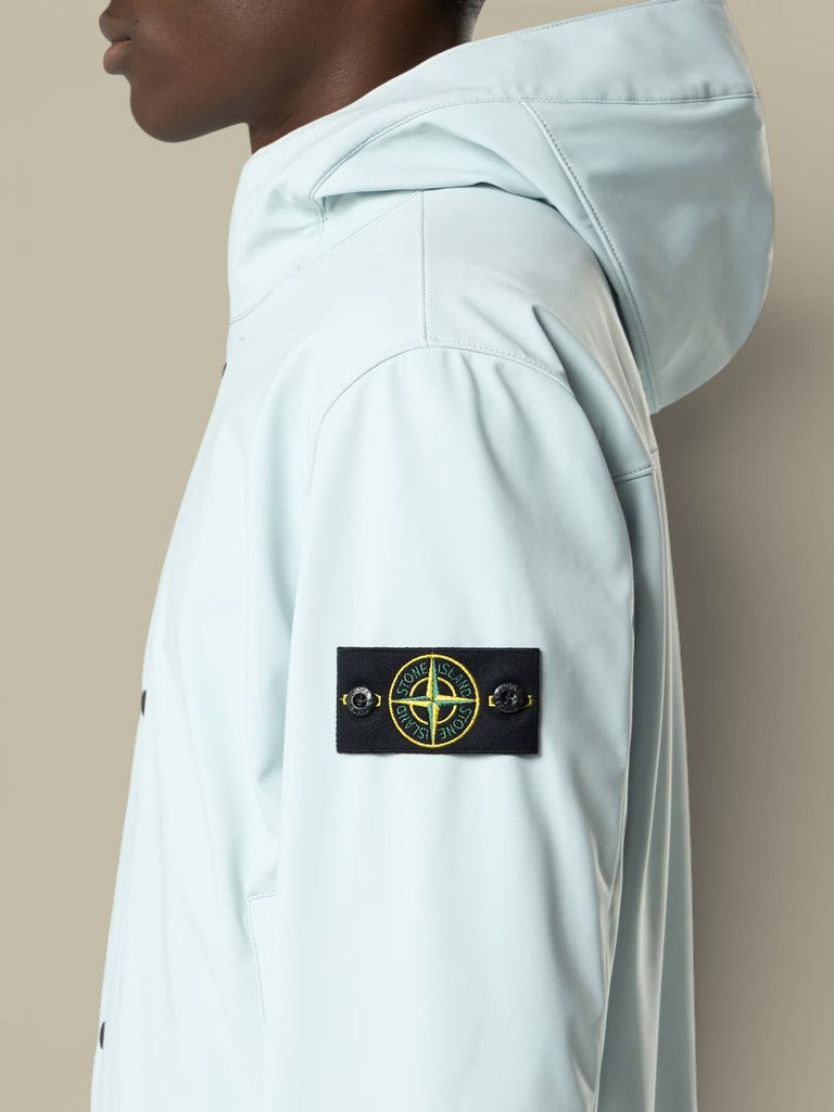 Veste Stone Island Bleu Ciel - Light Soft Shell - R - veste