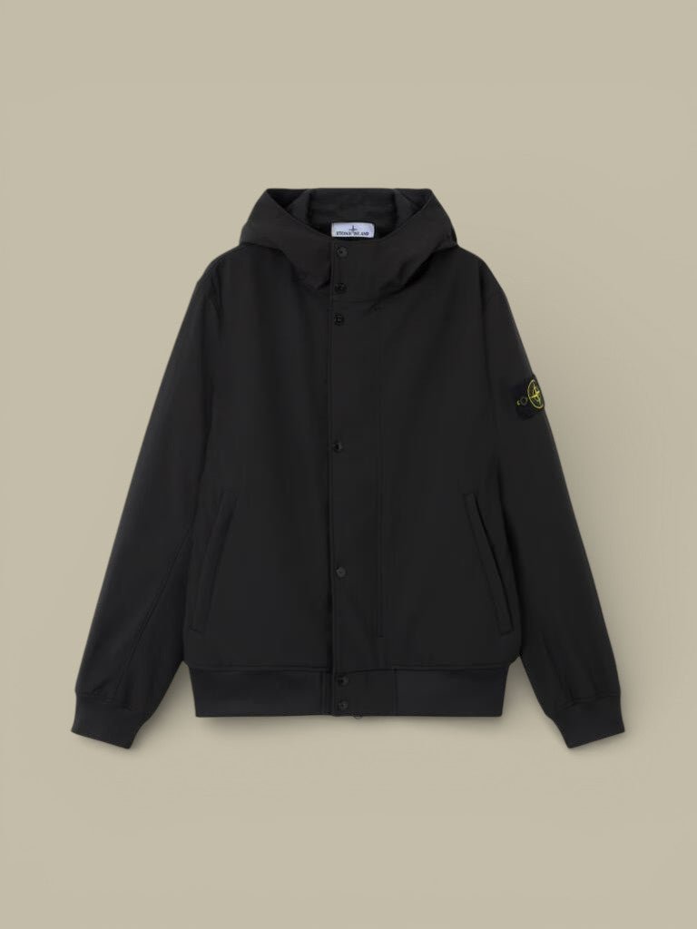 Veste Stone Island Noir - Light Soft Shell - R - veste