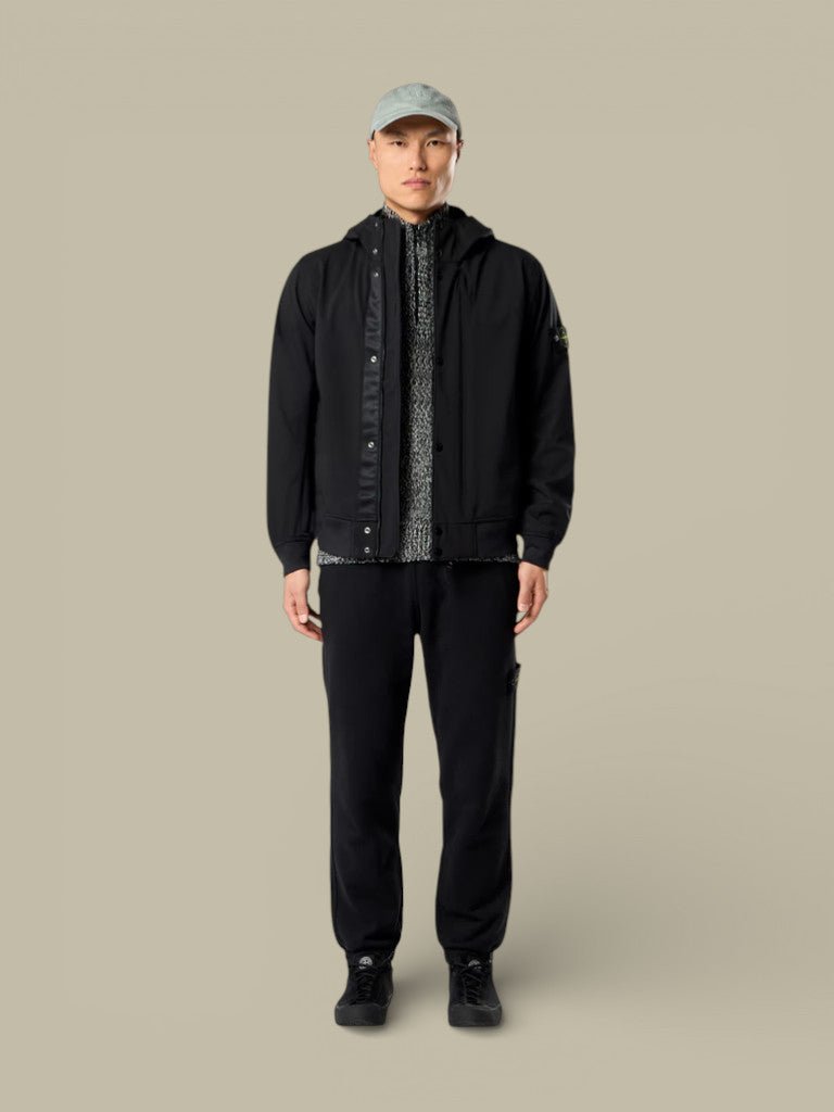 Veste Stone Island Noir - Light Soft Shell - R - veste