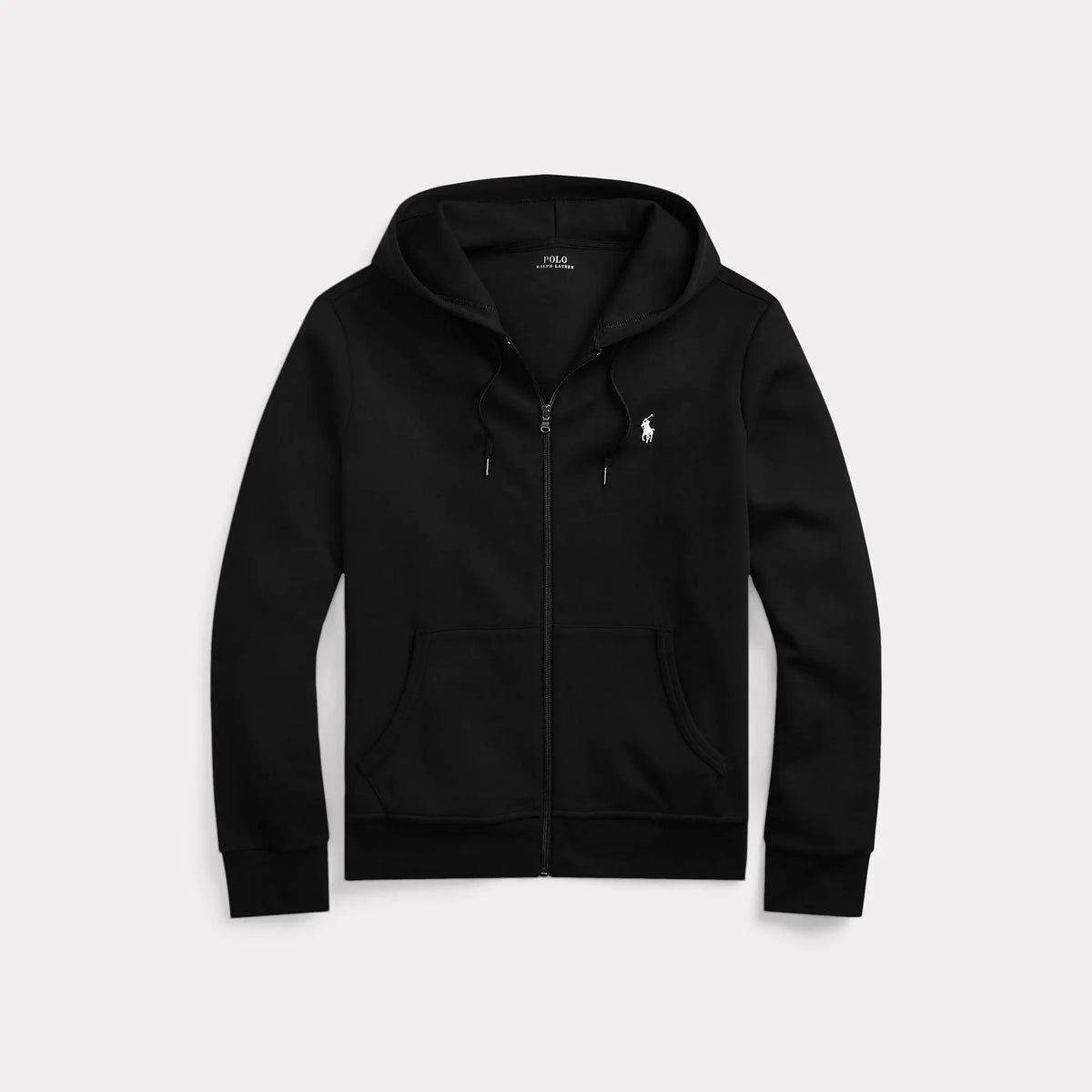 Veste Capuche Ralph Lauren Noir - SWEAT À CAPUCHE À DOUBLE MAILLE AVEC FERMETURE ÉCLAIR INTÉGRALE Ralph Lauren