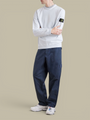 Sweat Stone Island Bleu Ciel - Col Rond Stone Island