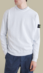Sweat Stone Island Bleu Ciel - Col Rond Stone Island