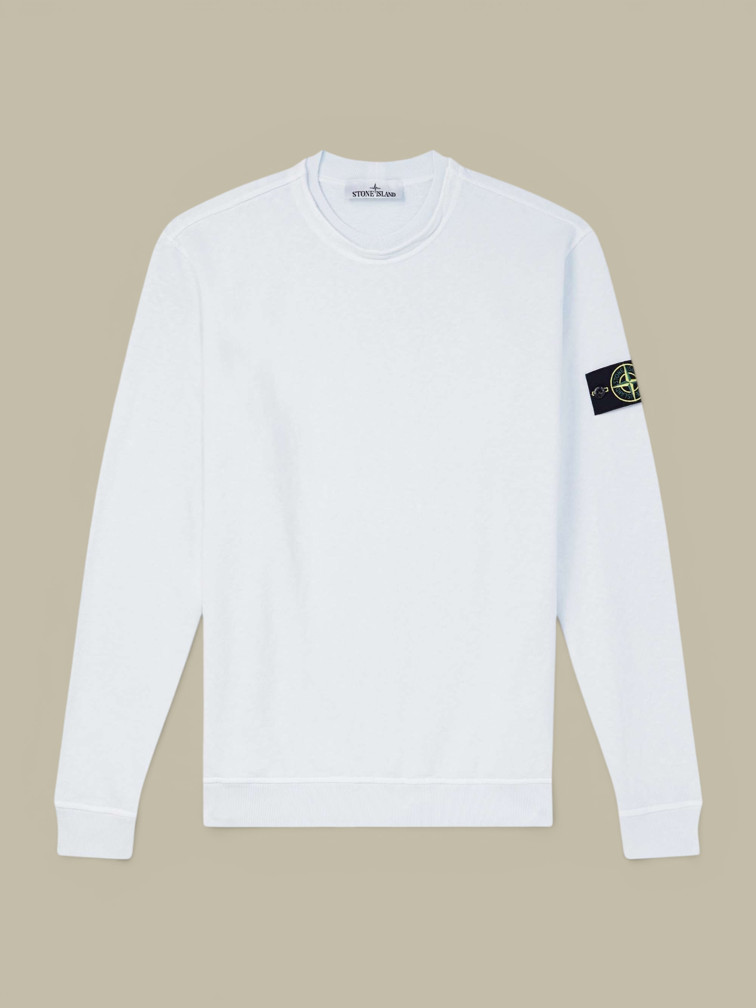 Sweat Stone Island Bleu Ciel - Col Rond Stone Island